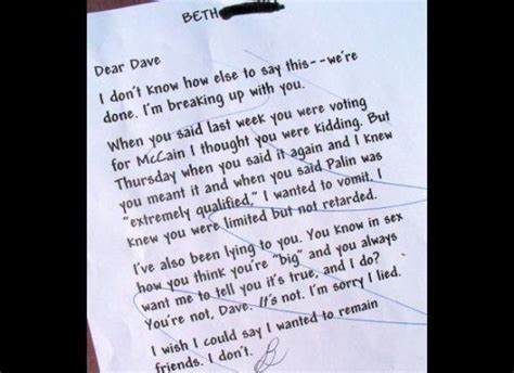the most absurd break up letters of all time huffpost