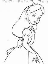 Alice Coloring Wonderland Disney Pages Walt Characters Printable Book Drawing Color Fanpop Template Personajes Getcolorings Print Getdrawings Popular sketch template