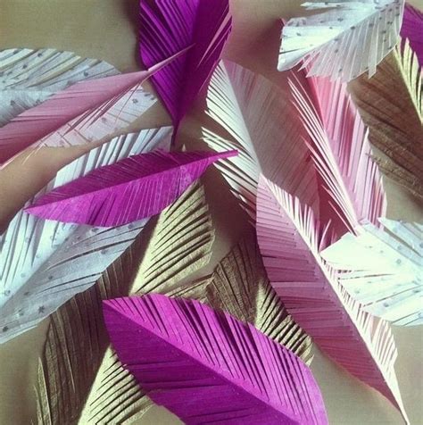 printable paper feathers