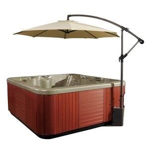 blue wave spa umbrella beige  hot tub outdoor hot tub accessories hot tub designs