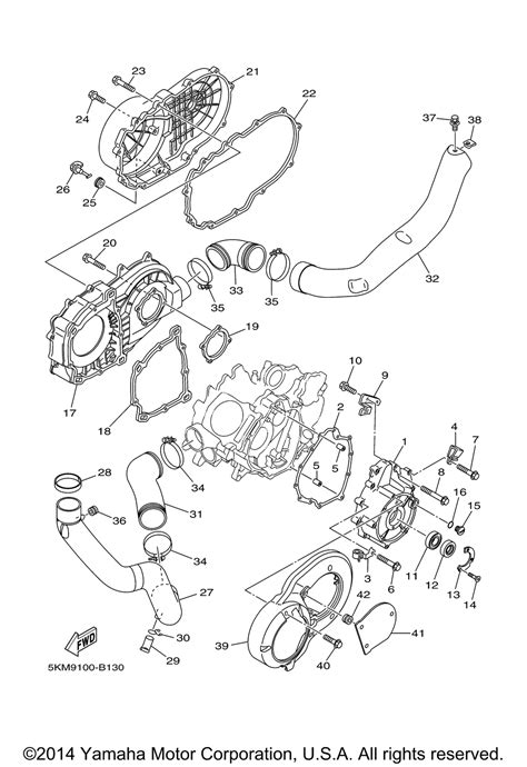 yamaha grizzly  parts diagram