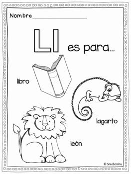 alphabet coloring pages spanish  spanish class tpt