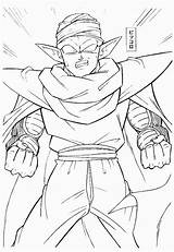 Dragon Ball Coloring Piccolo Pages Printable Kids Books Gif sketch template