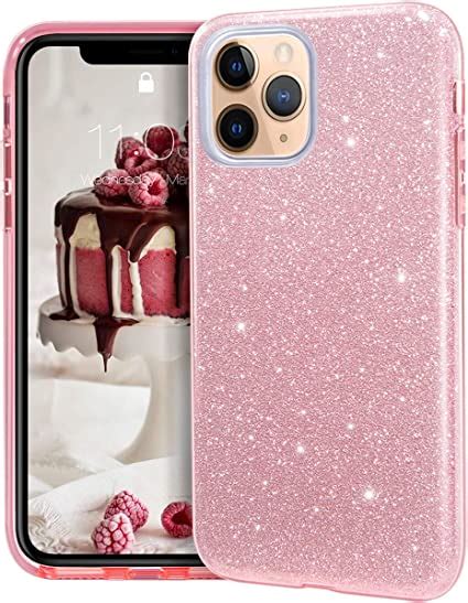 amazoncom mateprox iphone  pro max casebling sparkle cute girls women protective case