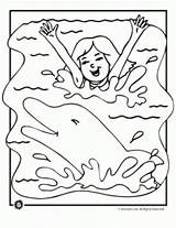 Zwemmen sketch template