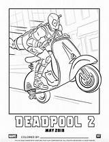 Deadpool Coloring Pages Kids Printable Color Print Crayon Strut Artistic Stuff National Freaksugar sketch template