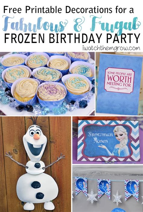 How To Throw A Fabulous And Frugal Diy Frozen Birthday Party