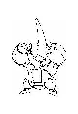 Heracross Mega Bug Pokemon Coloring Pages sketch template