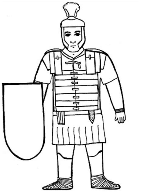 kids drawing  ancient rome soldier coloring page netart ancient