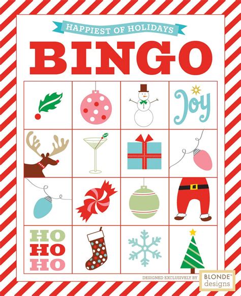 holiday bingo card generator printable bingo cards