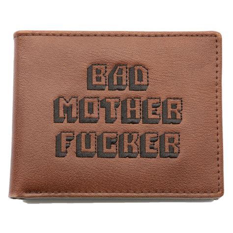 pulp fiction brown wallet bad mother fucker on close up