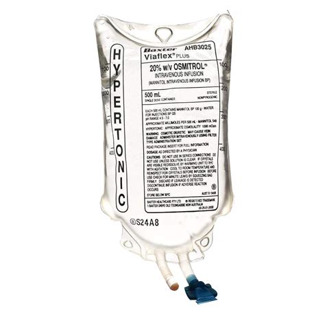 amtech medical  osmitrol mannitol infusion solution  iv bag