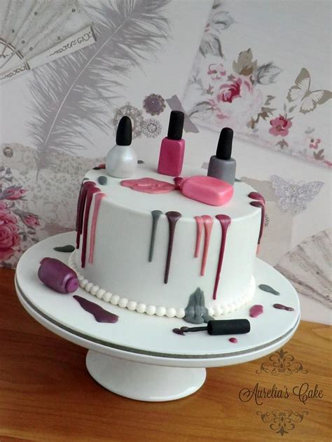 nail polish cake decorated cake  aurelias cake cakesdecor