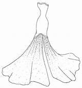 Coloring Dress Pages Wedding Color Printable Getdrawings Print Getcolorings sketch template