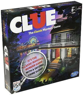 hasbro clue board game classic mansion   crime scene