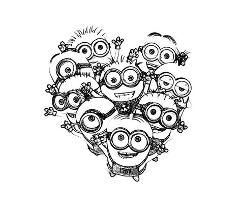 minion coloring pages valentines racecar fans  adore