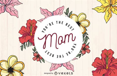 mothers day  mom design vector