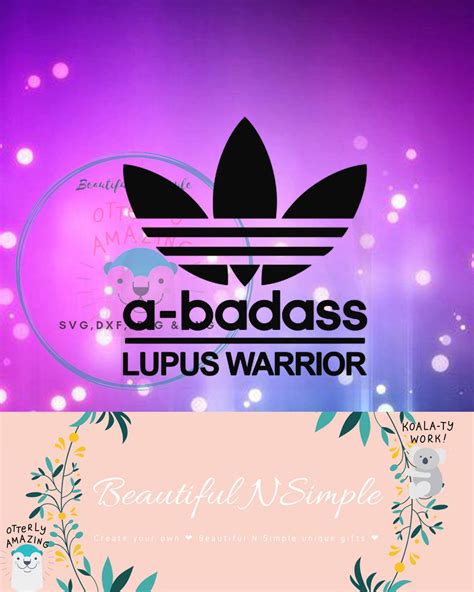 A Bad Ass Lupus Warrior Inspired By Adidas Svg And Dxf Beautifulnsimple