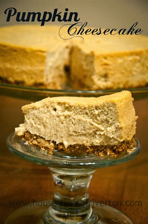 pumpkin cheesecake fall deliciousness housewives of