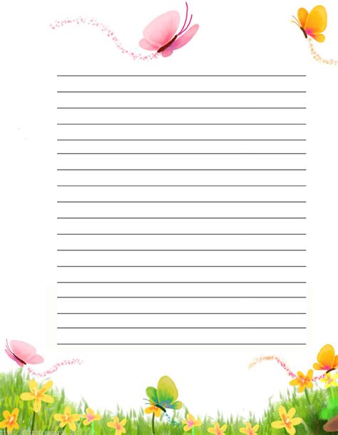 printable lined stationery paper dusan cech