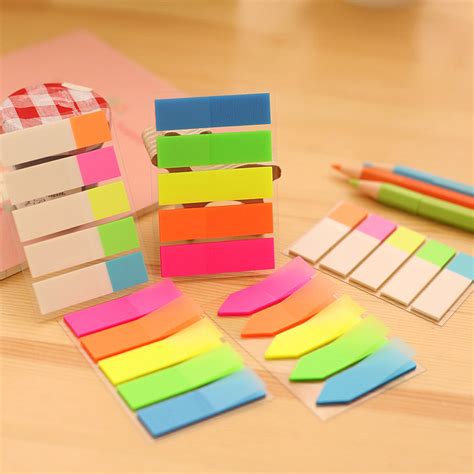 color cute  pages plastic sticker post  bookmark point  marker memo flags sticky notes