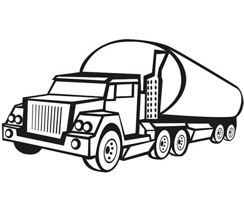 tanker truck car transporter coloring pages  place  color