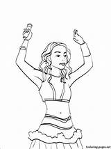 Shakira Coloring Pages Popular Coloringhome sketch template