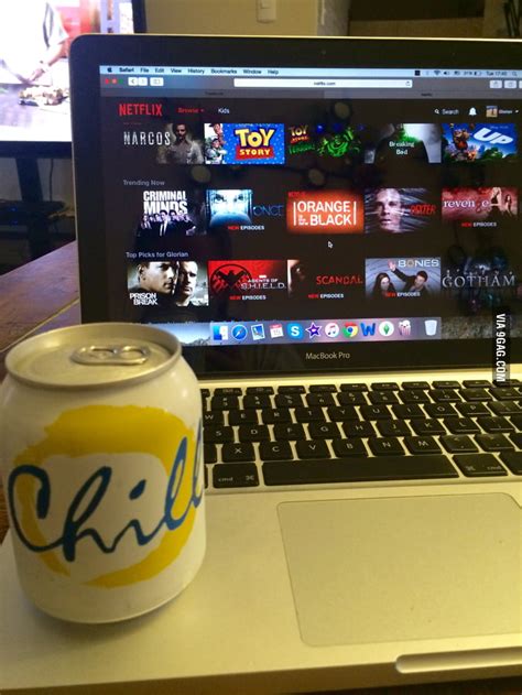 netflix and chill literally 9gag