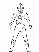 Ultraman Dibujos sketch template