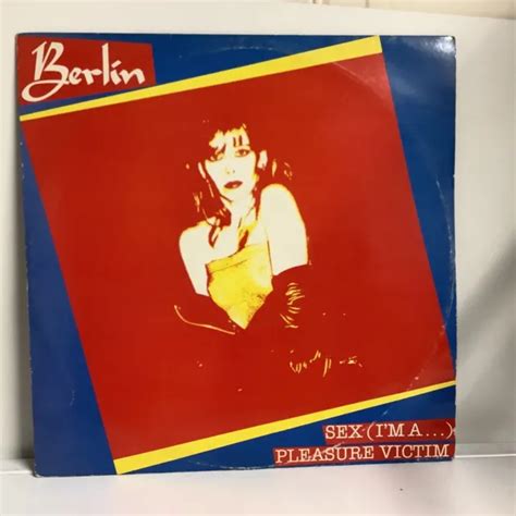 Berlin Sex Im A Plesure Victim 12” Vinyl Record 1982 Phonogram 4