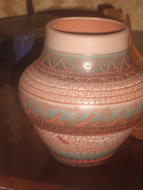 vintage signed navajo pottery etsy