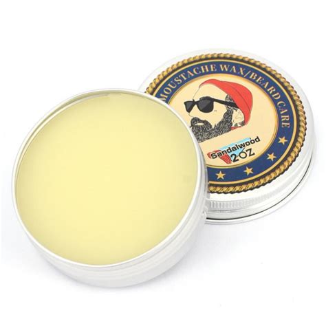 men organic beard oil balm moustache wax styling beeswax moisturizing