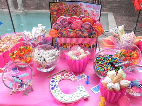 candyland candy table candy table sweet table birthday