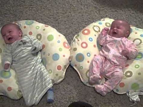 newborn twins crying youtube