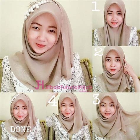 30 cara memakai jilbab segi empat terbaru aneka kreasi 2017 tutorial