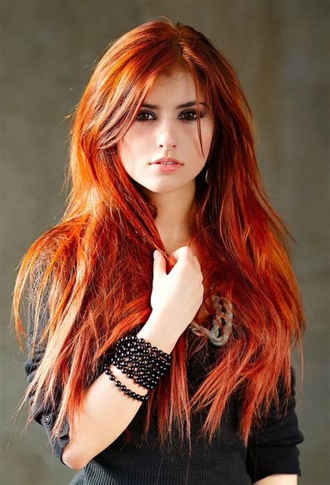 rote farbe fuer langes haar rote haarfarbe mit highlights haarfarbe ihre