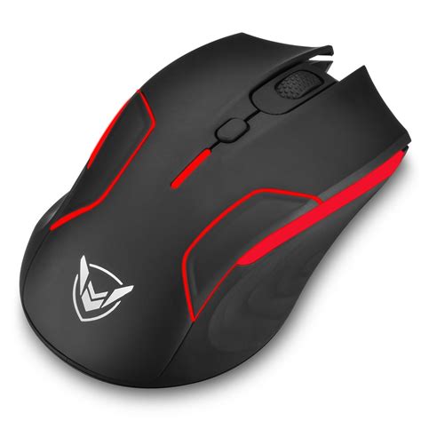 pictek gaming mouse wired  dpi red jujacities