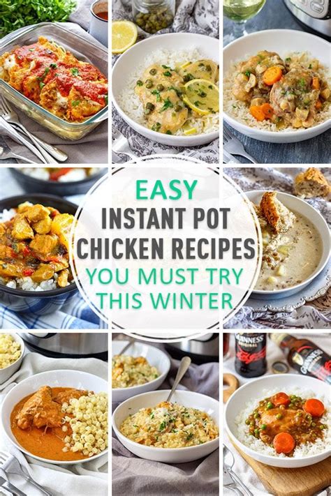 weeknight dinner ideas quick instant pot pressure cooker recipes