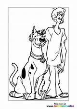 Scooby Doo Shaggy Coloring sketch template