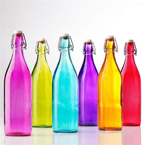 9 99 Awesomemassagetables Colored Glass Bottles Glass Bottles