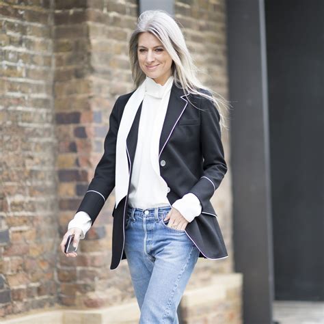 weekend denim outfit ideas from london and milan fashion