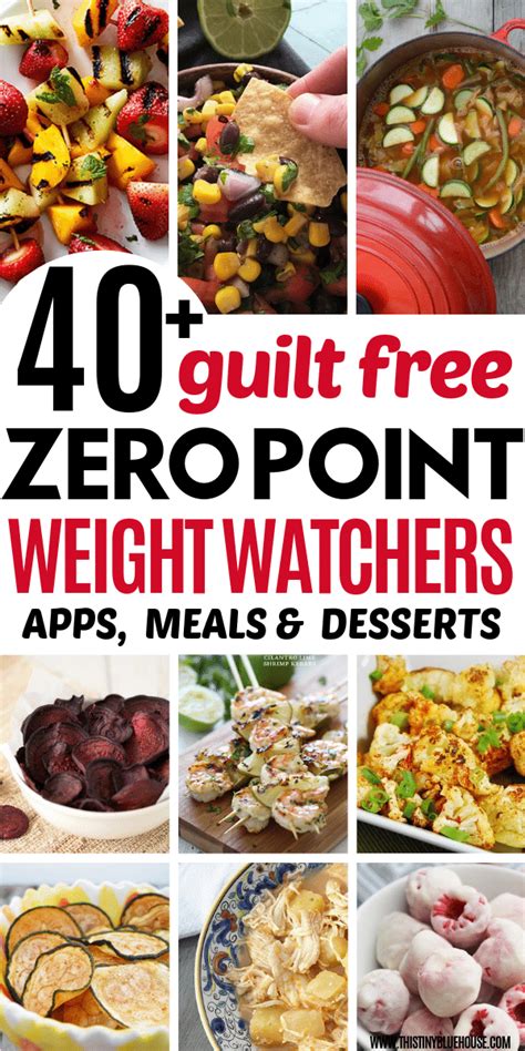 40 Zero Point Weight Watchers Meals And Snacks This Tiny Blue House