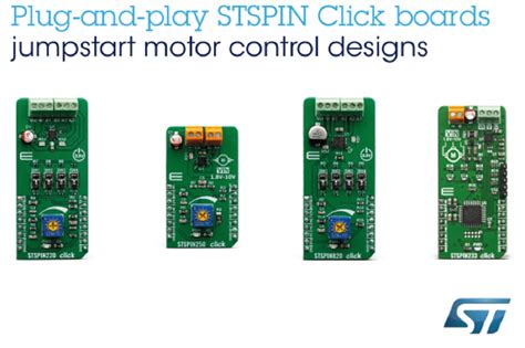 stmicroelectronics introduces stspin module development board development boards electronic lock