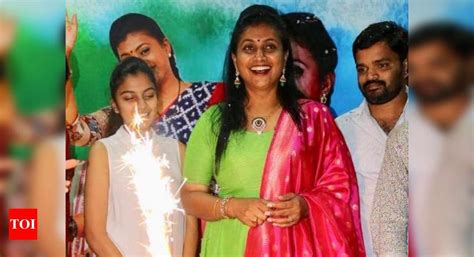 roja actress roja selvamani celebrates her birthday times of india