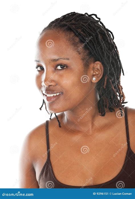 fille africaine image stock image du adulte tresses 9296151