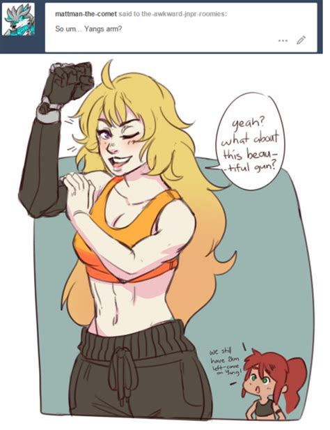 even au yang lost her arm rwby know your meme