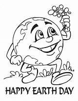 Earth Coloring Pages Happy Kids sketch template