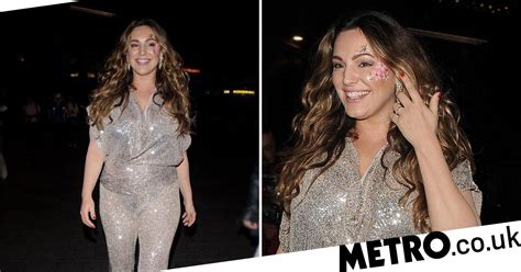 kelly brook parties with heart colleagues in disco