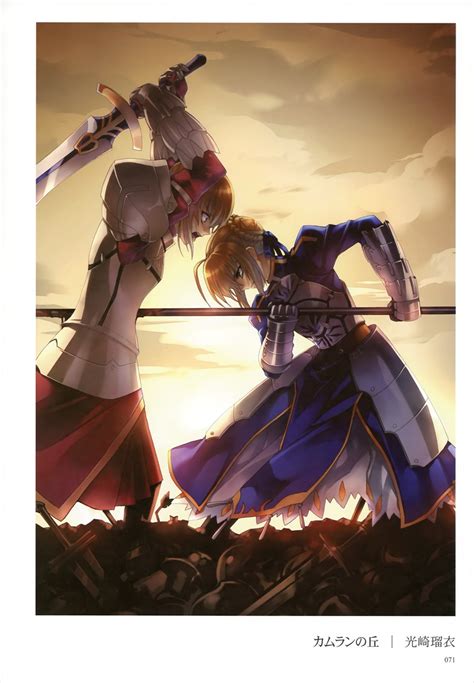 Artoria Pendragon Mordred Mordred And Saber Fate Stay