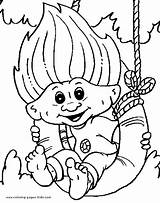 Coloring Pages Trolls Troll Color Fantasy Kids Adults Movie Medieval Printable Book Giant Colouring Print Sheets Doll Giants Books Fargelegging sketch template